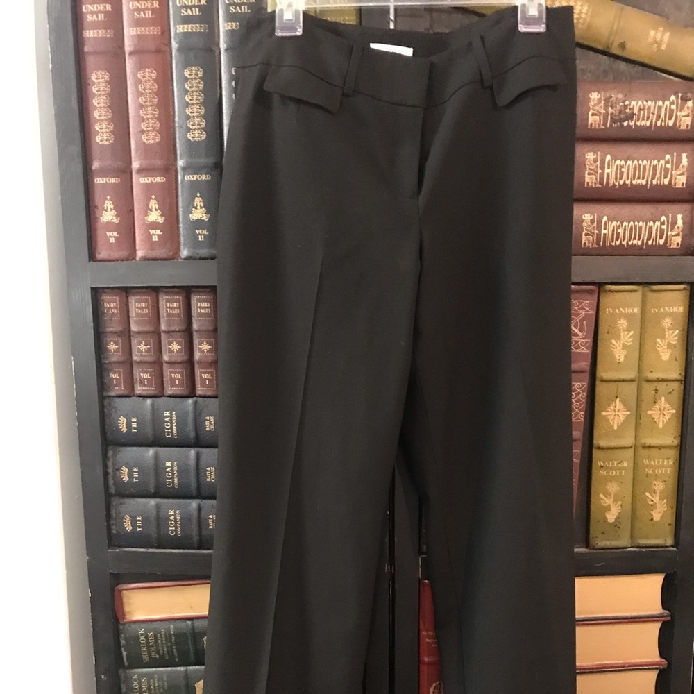 Ann Taylor Loft fully lined wide legged black pants. Size 10